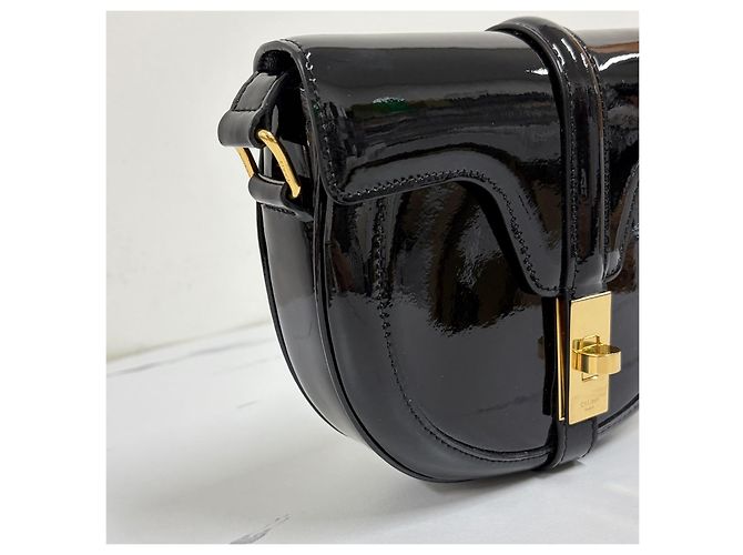 Céline Picca borsa a tracolla nera - vista 9