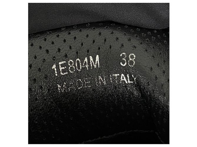 Prada Sneakers in pelle da donna con logo triangolare - vista 8