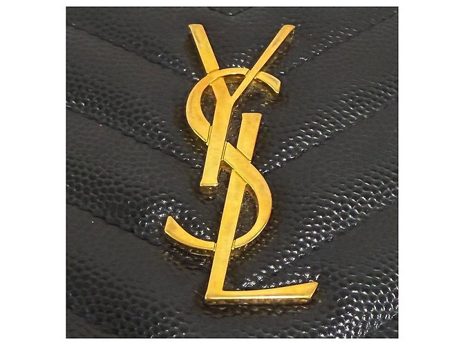 Autre Marque Cartera Compacta con Cremallera Monogram Negra - vista 5