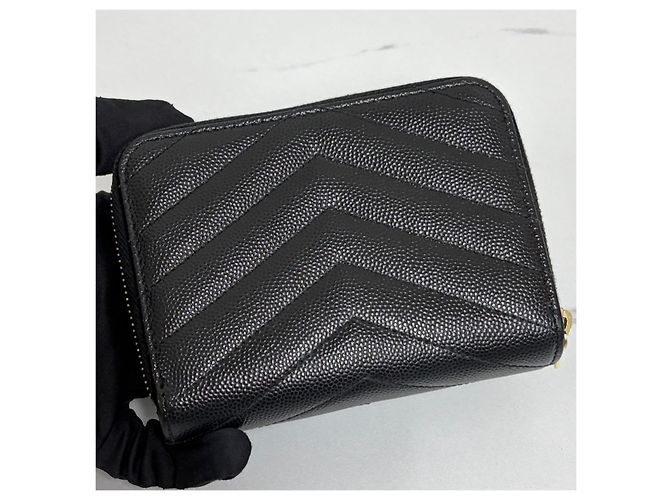 Autre Marque Cartera Compacta con Cremallera Monogram Negra - vista 7