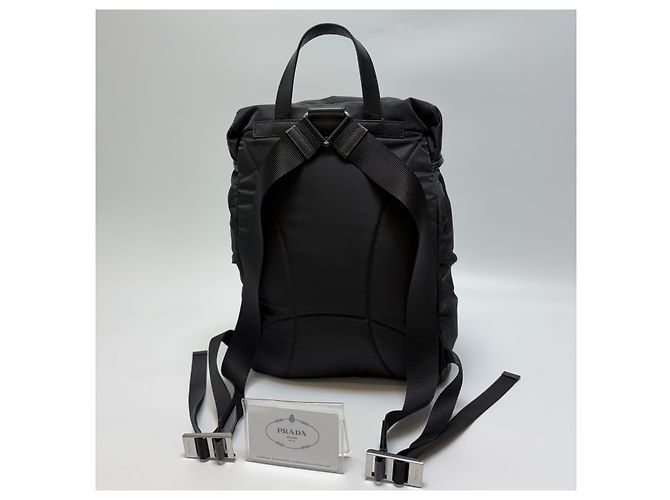 Prada Zaino in Re-Nylon Nero - vista 10