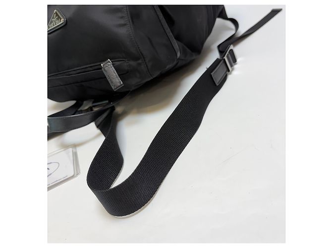 Prada Zaino in Re-Nylon Nero - vista 13