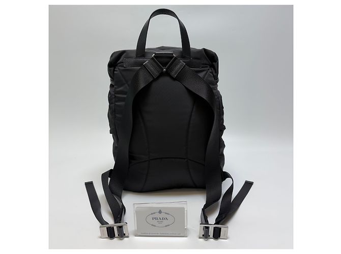 Prada Zaino in Re-Nylon Nero - vista 9