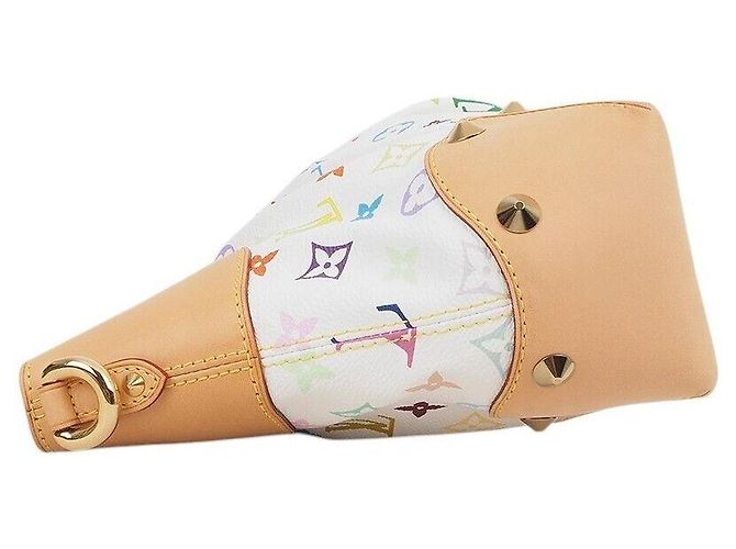 Louis Vuitton Multi Judy MM Stoff Tasche Weiß - Ansicht 4