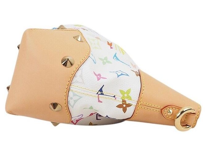 Louis Vuitton Multi Judy MM Stoff Tasche Weiß - Ansicht 5