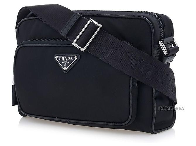Prada Borsa a tracolla Saffiano da uomo Small - vista 2