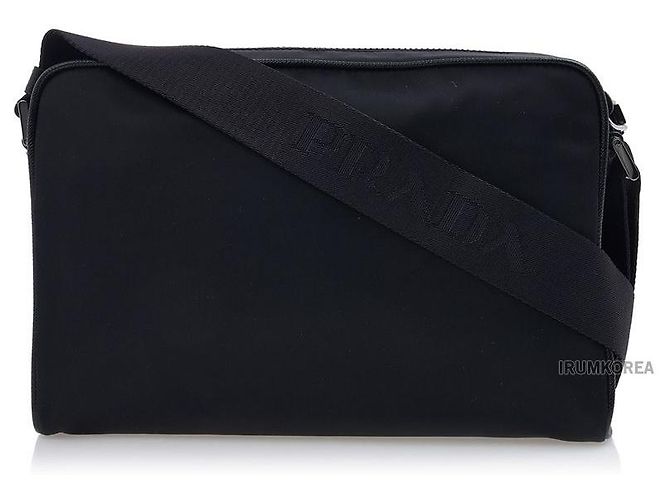 Prada Borsa a tracolla Saffiano da uomo Small - vista 3