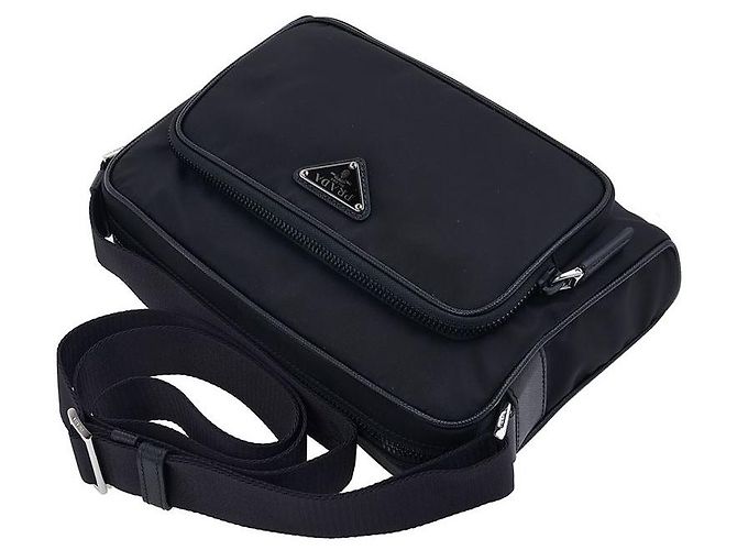 Prada Borsa a tracolla Saffiano da uomo Small - vista 4
