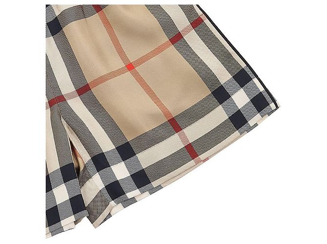 Burberry Pantalones cortos de seda a cuadros para mujer - vista 5