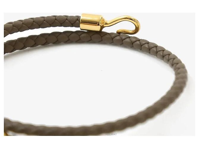 Hermès Bracciale Roulis Double Tour Gold - vista 4