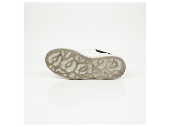 Alexander Mcqueen Sneakers Oversole White Black Tab - vista 14
