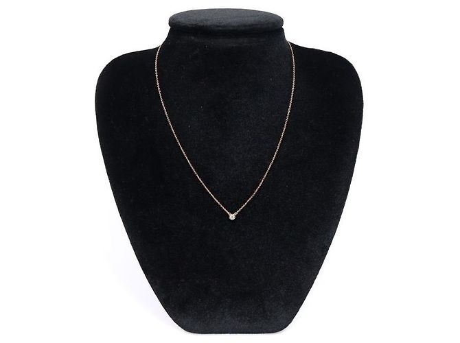 Tiffany & Co Collana Elsa Peretti By The Yard in oro rosa e diamante - vista 5