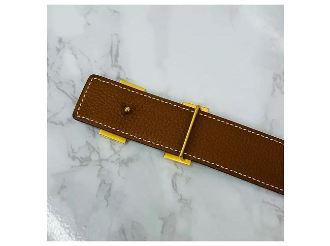 Hermès Wendelgürtel Noir Gold - Ansicht 10