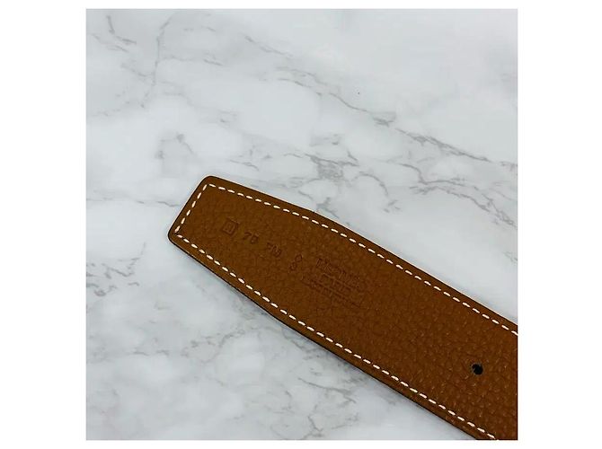 Hermès Wendelgürtel Noir Gold - Ansicht 12