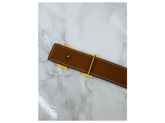 Hermès Wendelgürtel Noir Gold - Ansicht 4