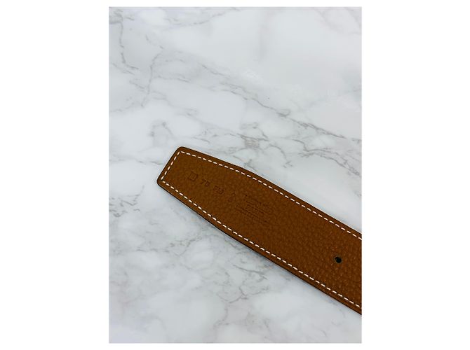 Hermès Wendelgürtel Noir Gold - Ansicht 6