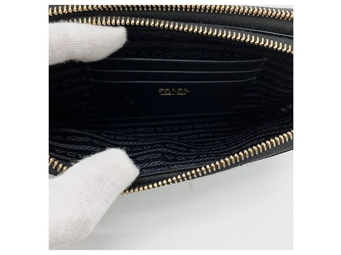 Prada Borsa a tracolla Saffiano con doppia zip e catena - vista 15