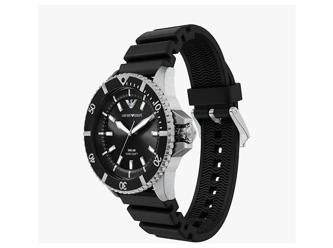 Armani Orologio in gomma da uomo (World Explorer) - vista 5