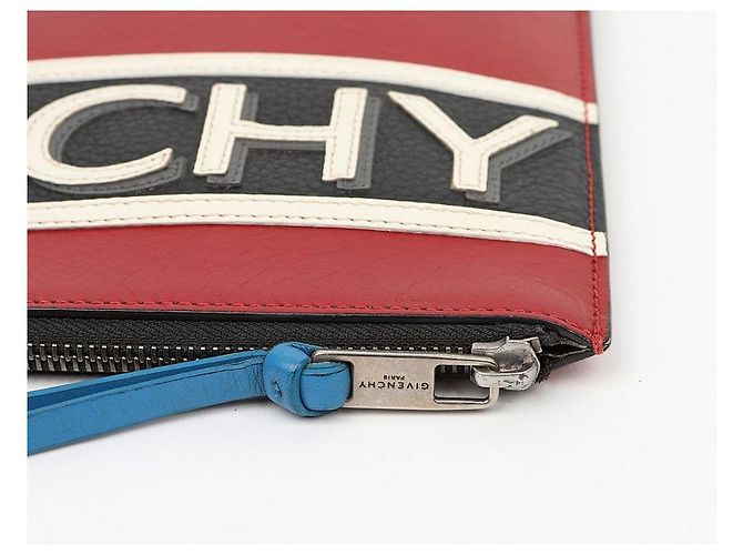 Givenchy Clutch Grande Reverse Logo Rossa - vista 10