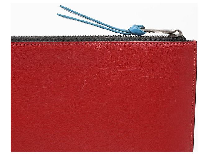 Givenchy Clutch Grande Reverse Logo Rossa - vista 5