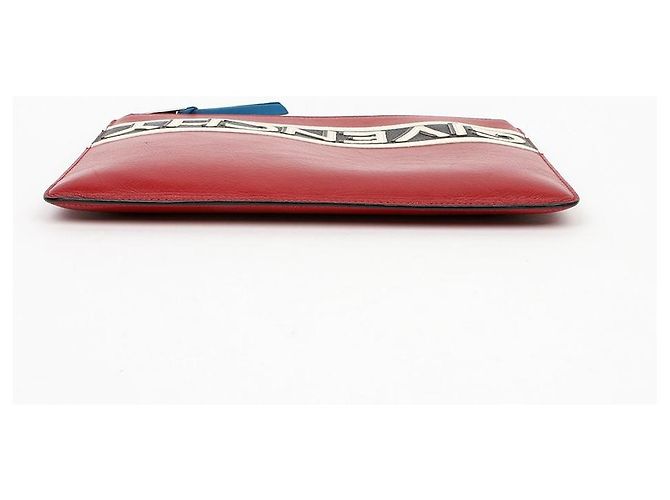 Givenchy Clutch Grande Reverse Logo Rossa - vista 8