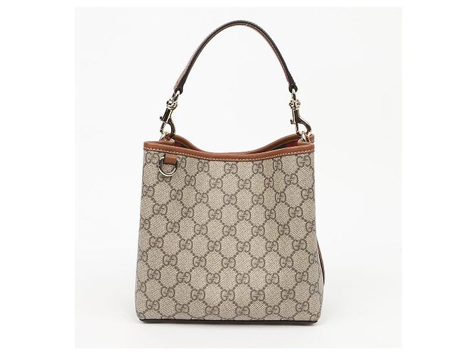 Gucci Borsa a secchiello mini GG Emblem - vista 2