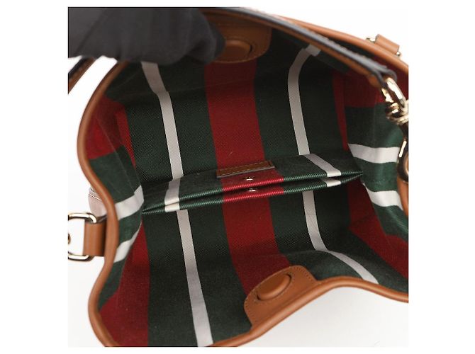 Gucci Borsa a secchiello mini GG Emblem - vista 6