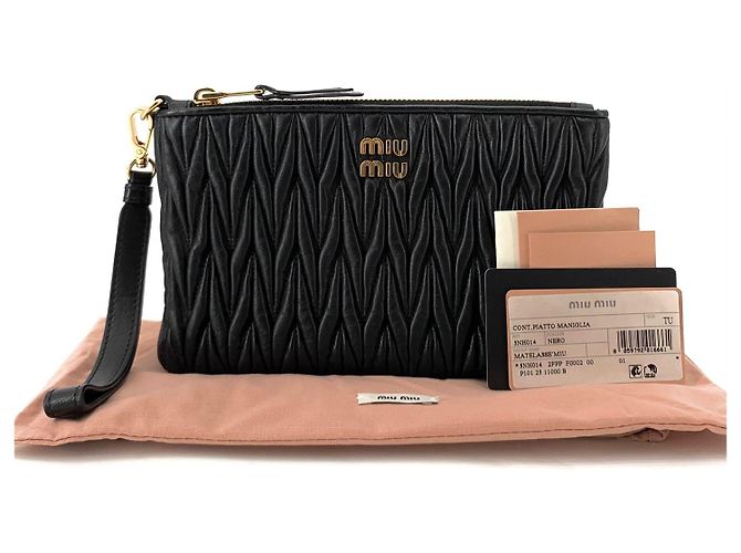 Miu Miu Clutch Matelassé con Tracolla - vista 8