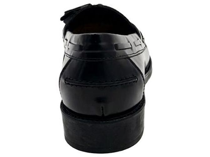 Tod's Mocassini in vernice con nappe e frange Nero - vista 15
