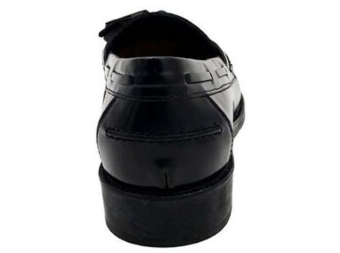 Tod's Mocassini in vernice con nappe e frange Nero - vista 6