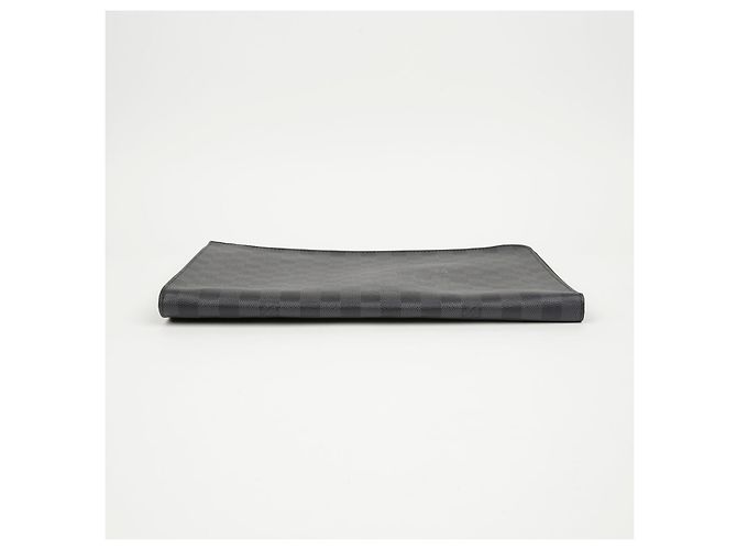 Louis Vuitton Pochette Jour GM Damier Graphite Canvas Clutch - vista 4