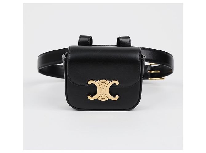 Céline Triope Gürteltasche 70 braunes Kalbsleder - Ansicht 2