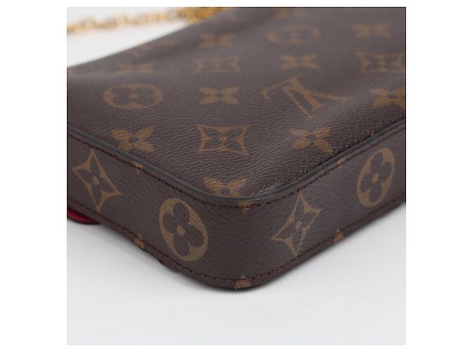 Pochette Félicie Louis Vuitton Pochette Felicie Monogram Canvas Chain Shoulder Bag - vista 10
