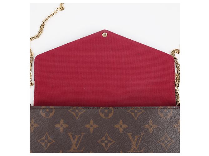 Pochette Félicie Louis Vuitton Pochette Felicie Monogram Canvas Chain Shoulder Bag - vista 12
