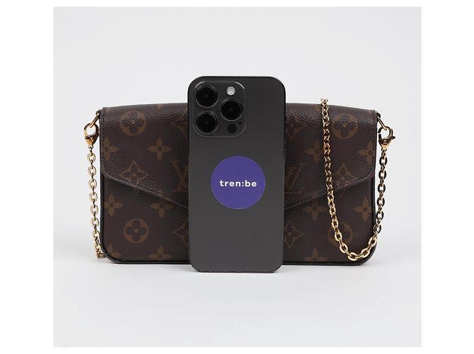 Pochette Félicie Louis Vuitton Pochette Felicie Monogram Canvas Chain Shoulder Bag - vista 13