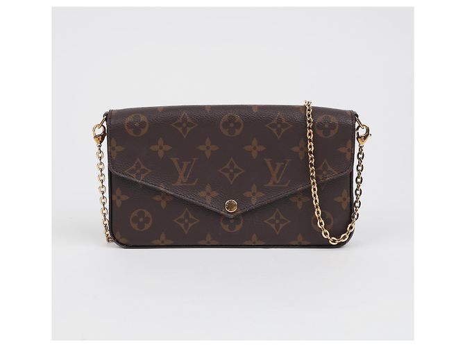 Pochette Félicie Louis Vuitton Pochette Felicie Monogram Canvas Chain Shoulder Bag - vista 2