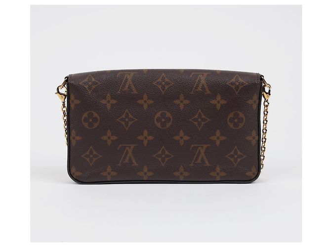 Pochette Félicie Louis Vuitton Pochette Felicie Monogram Canvas Chain Shoulder Bag - vista 3