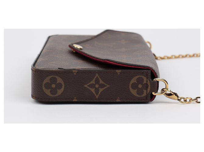 Pochette Félicie Louis Vuitton Pochette Felicie Monogram Canvas Chain Shoulder Bag - vista 5