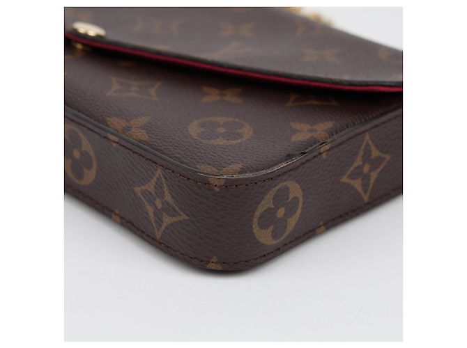Pochette Félicie Louis Vuitton Pochette Felicie Monogram Canvas Chain Shoulder Bag - vista 7