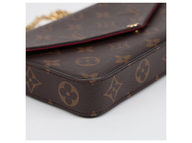Pochette Félicie Louis Vuitton Pochette Felicie Monogram Canvas Chain Shoulder Bag - vista 8
