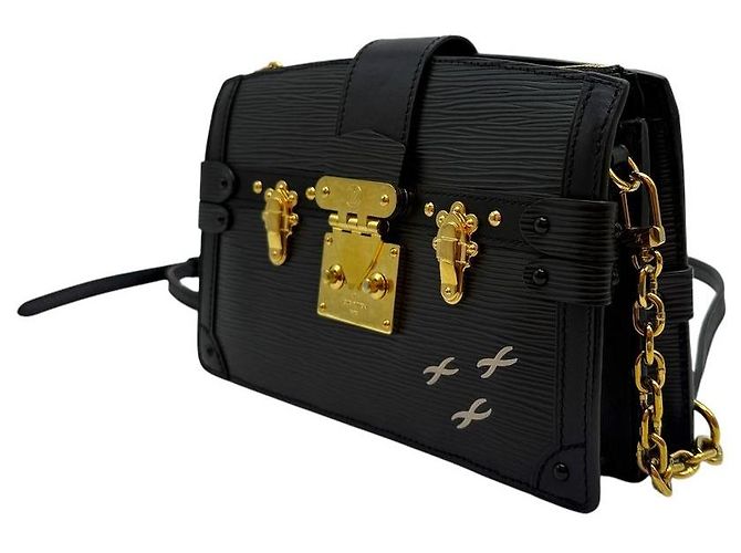 Louis Vuitton Clutch Crossbody Trunk Nera - vista 3
