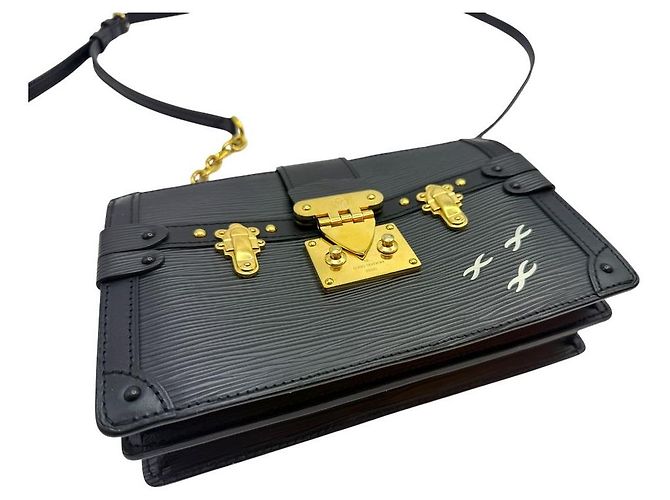 Louis Vuitton Clutch Crossbody Trunk Nera - vista 5