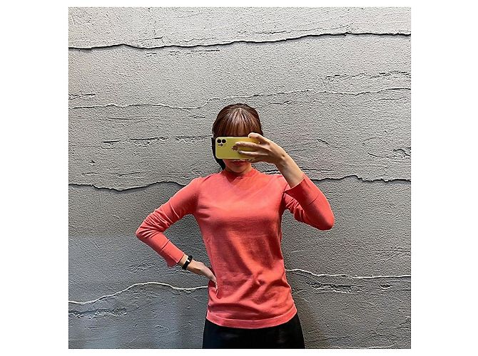 Loro Piana Round Knit Strickpullover Rosa - Ansicht 3