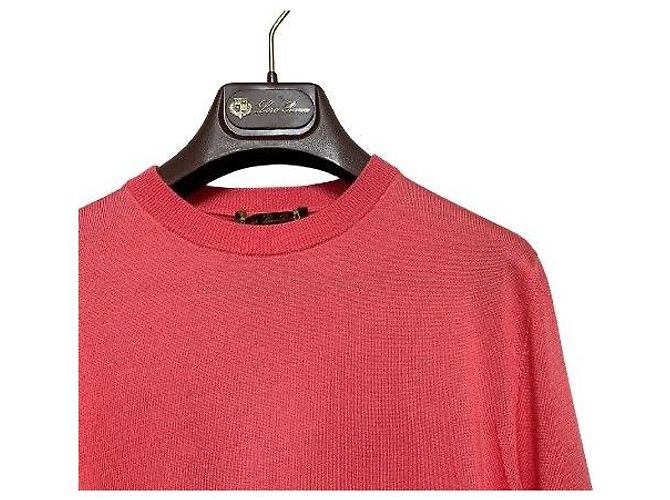 Loro Piana Round Knit Strickpullover Rosa - Ansicht 4