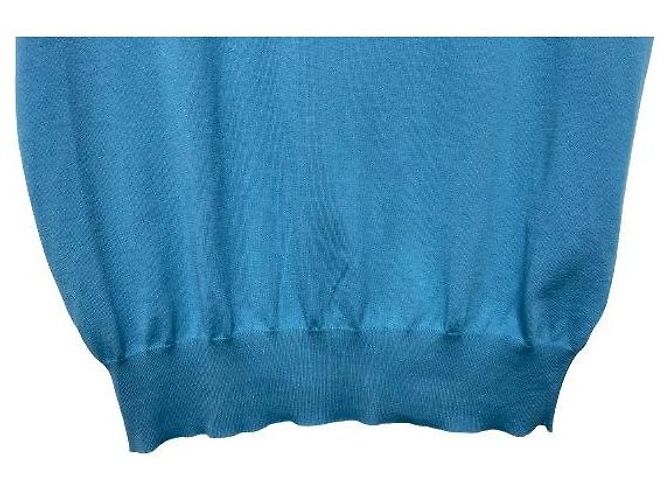 Loro Piana Mint Rundstrick mit kurzen Ärmeln - Ansicht 8
