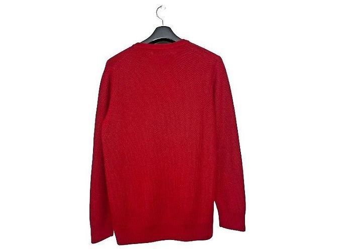 Loro Piana Roter Rundstrick aus Kaschmir - Ansicht 2