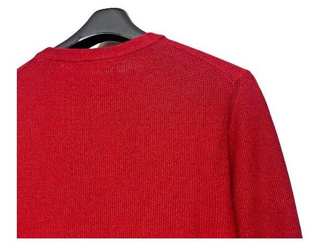 Loro Piana Roter Rundstrick aus Kaschmir - Ansicht 6