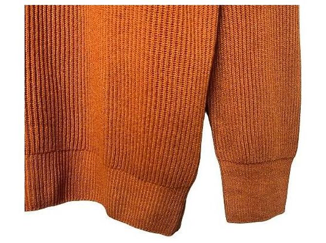 Pull en maille cachemire marron Loro Piana - vue 8