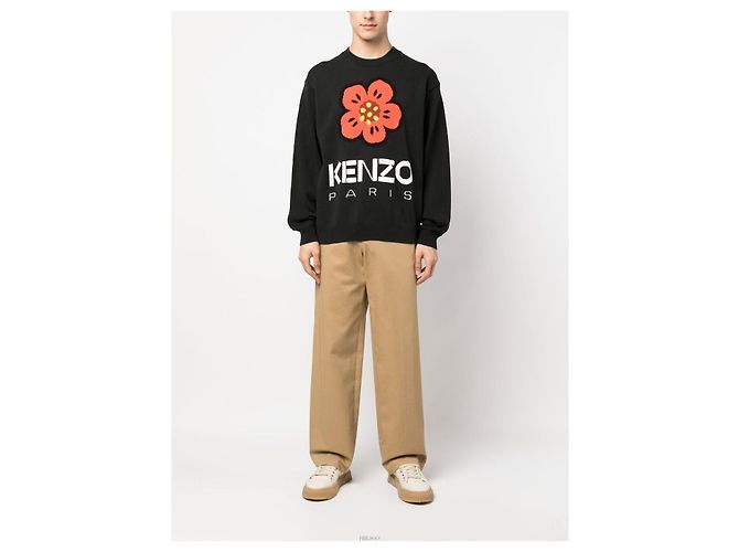Kenzo Bork Flower Intarsia Strickpullover - Ansicht 2