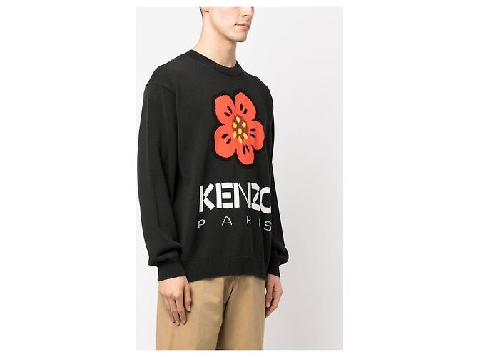 Kenzo Bork Flower Intarsia Strickpullover - Ansicht 3